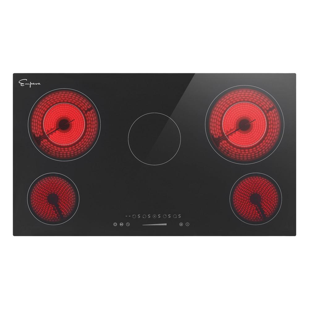 Empava 36" Electric Radiant Cooktop in Black (36REC14)
