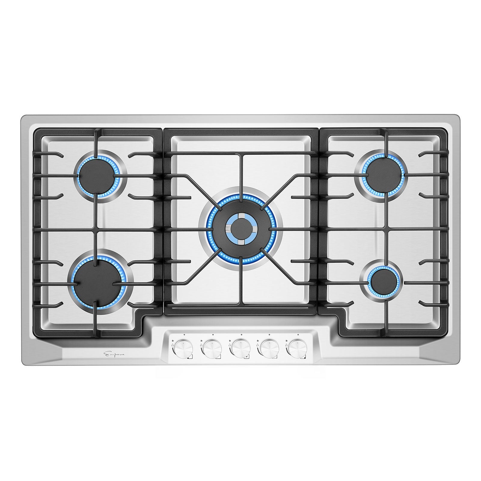 Empava 36 in. 5 Burner Built-in Gas Cooktop (36GC23) 