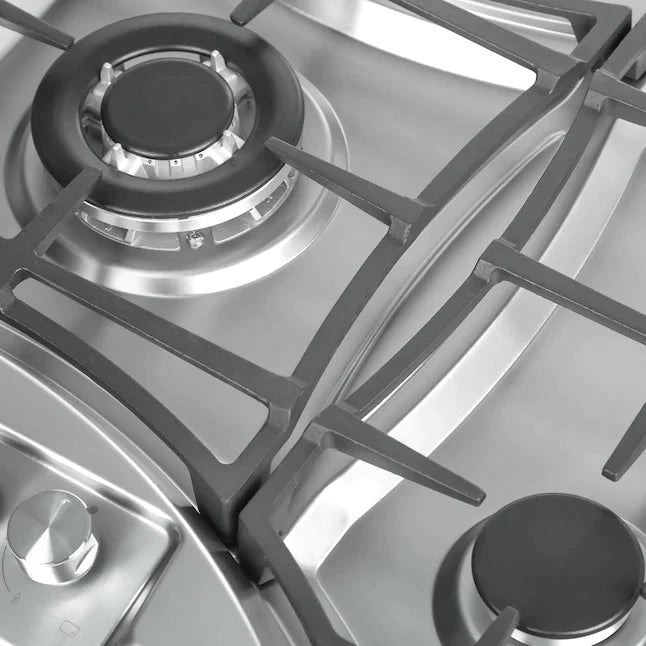 Empava 36 in. 5 Burner Built-in Gas Cooktop in Stainless Steel (36GC24) 