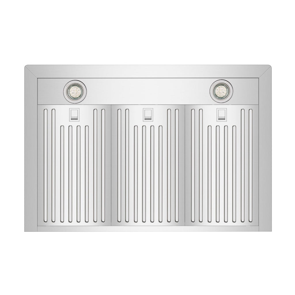Empava 36 in. Ducted Wall Mount Range Hood in Stainless Steel (36RH04) under.