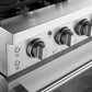 Empava 36 in. Pro-Style Freestanding Gas on Gas Range in Stainless Steel (36GR11) 
