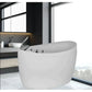 Empava 47 in. Japanese Style Freestanding Air Jetted Massage Bathtub (59JT011) 