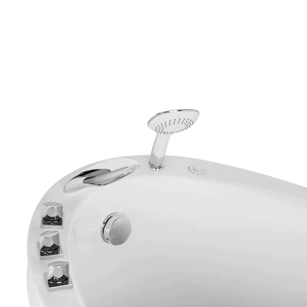 Empava 47 in. Japanese Style Freestanding Air Jetted Massage Bathtub (59JT011) 