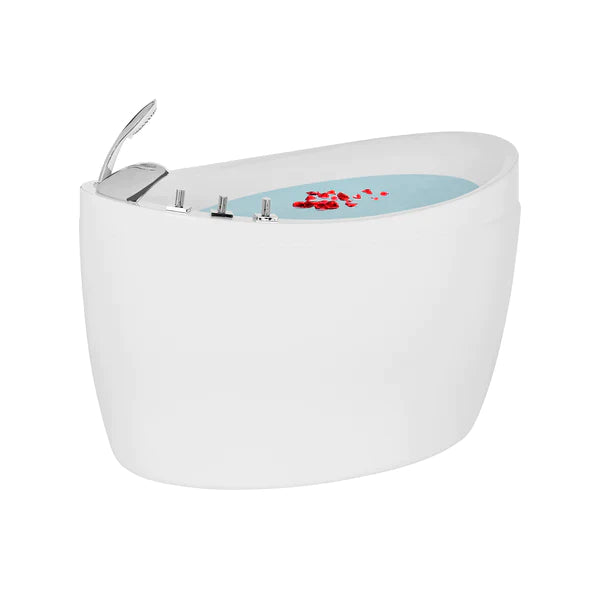 Empava 47 in. Japanese Style Freestanding Air Jetted Massage Bathtub (59JT011) 