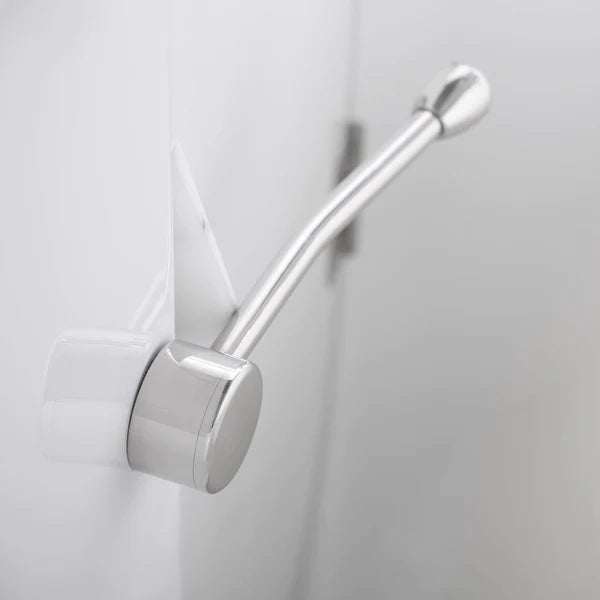Empava 53 in. Walk in Freestanding Soaking Bathtub in White Acrylic (53WIT373) 