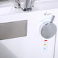 Empava 53 in. Walk in Freestanding Soaking Bathtub in White Acrylic (53WIT373) 