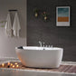 Empava 59 in. Oval Freestanding Jetted Bathtub in White Acrylic (59AIS12) 