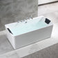 Empava 67 in. Freestanding Hydromassage Jetted Bathtub (67AIS03) 