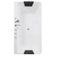 Empava 67 in. Freestanding Hydromassage Jetted Bathtub (67AIS03) 