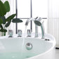 Empava 67 in. Freestanding Jetted Bathtub in White Acrylic (67AIS02) 