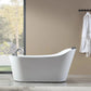 Empava 67 in. Freestanding Jetted Bathtub in White Acrylic (67AIS09) 