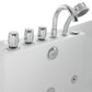 Empava 67 in. Freestanding Jetted Bathtub in White Acrylic (67AIS10) 