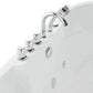 Empava 67 in. Freestanding Jetted Bathtub in White Acrylic (67AIS17) 