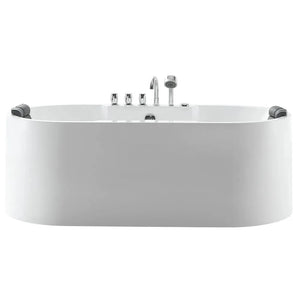 Empava 67 in. Freestanding Jetted Bathtub in White Acrylic (67AIS17) main image.