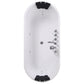 Empava 67 in. Freestanding Jetted Hydromassage Bathtub in White Acrylic (67AIS01) 