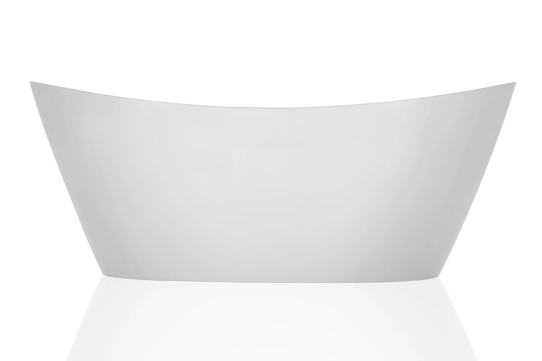 Empava 67 in. Freestanding Soaking Bathtub in White Acrylic (67FT1518) 