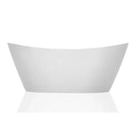 Empava 67 in. Freestanding Soaking Bathtub in White Acrylic (67FT1518) 