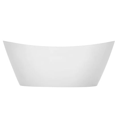 Empava 67 in. Freestanding Soaking Bathtub with 7 Color Changing LED Lights (67FT1518LED) 