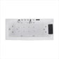 Empava 67 in. Rectangular Jetted Massage and Waterfall Bathtub (67JT351LED) 