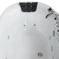 Empava 71 in. Freestanding Jetted Bathtub in White Acrylic (971AIS14) 