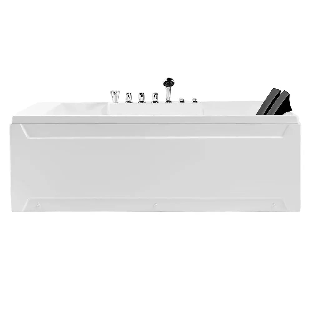 Empava 72 in. 2-Person Luxury Jetted Hydromassage Bathtub with LED Lights (72JT367LED) main image.