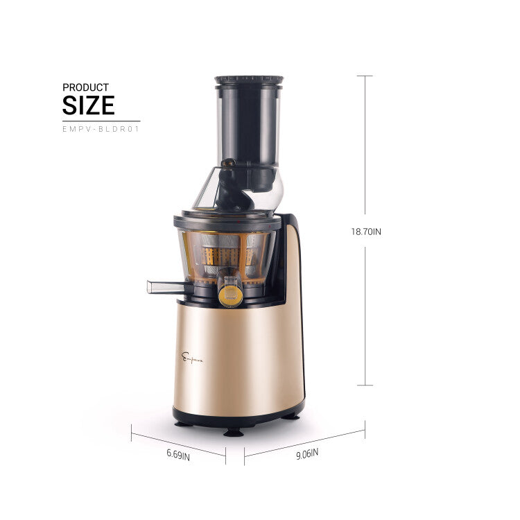 Empava Cold Press Slow Juicer in Gold (BLDR01) 