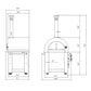 Empava Outdoor Wood Fired Pizza Oven in Stainless Steel (PG01) 
