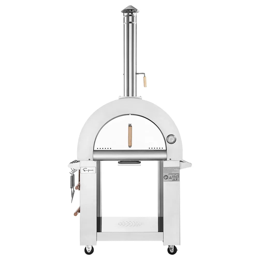 Empava Outdoor Wood Fired Pizza Oven in Stainless Steel (PG01) 