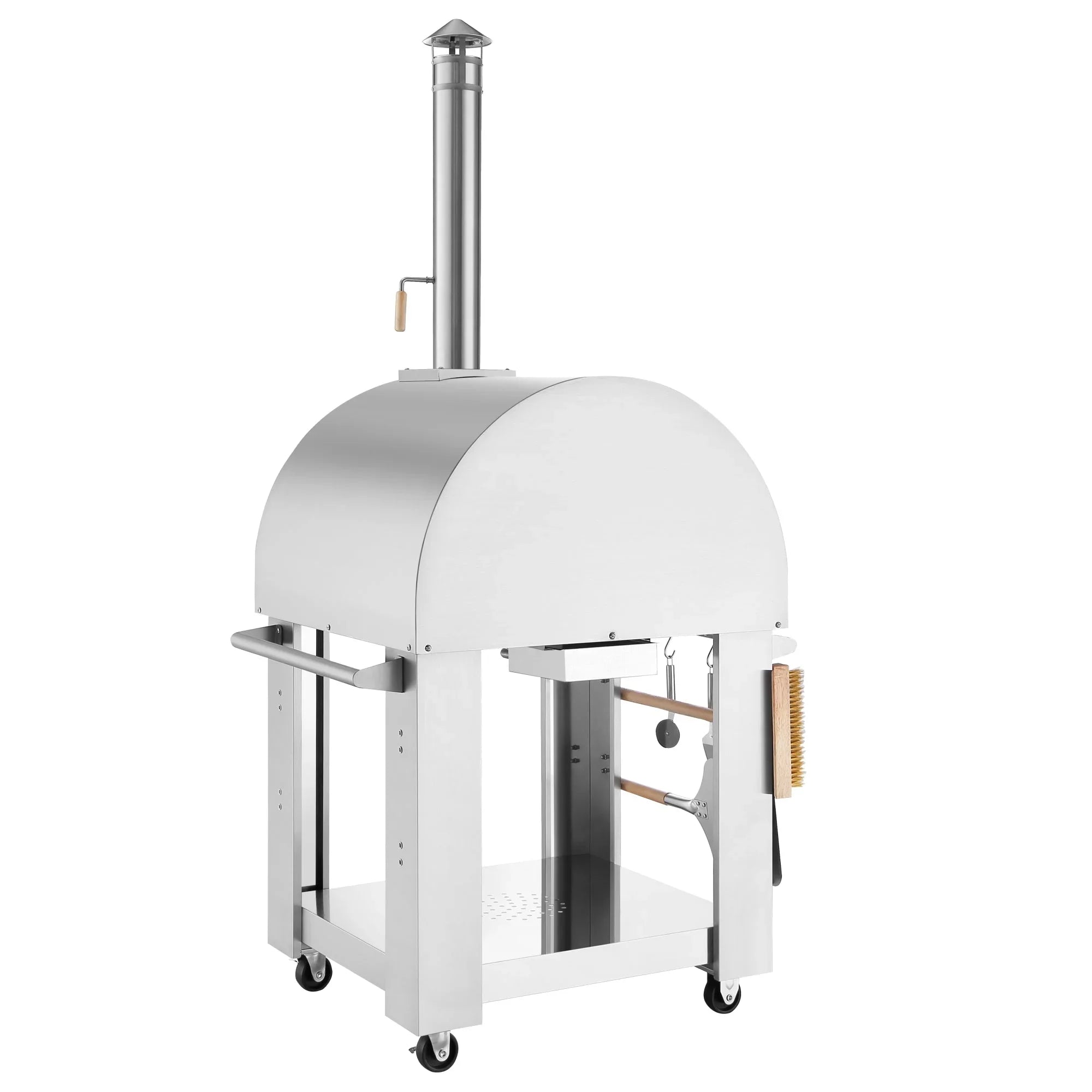 Empava Outdoor Wood Fired Pizza Oven in Stainless Steel (PG01)
