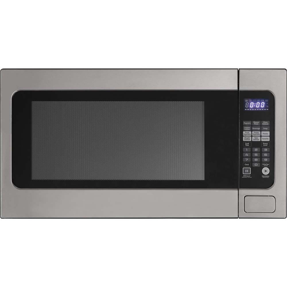 Forté 24 in. 2.2 cu. ft. Countertop Microwave in Stainless Steel front.
