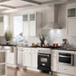 ZLINE 24 in. 2.8 cu. ft. Legacy Induction Range with 4 Element Cooktop and Electric Oven in Satin Stainless Steel and Black Matte Door, Open Box-Good Condition