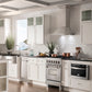 ZLINE 24 in. 2.8 cu. ft. Legacy Dual Fuel Range with 4 Burner Gas Cooktop and Electric Convection Oven in Satin Stainless Steel, Open Box-Good Condition