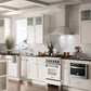 ZLINE 24 in. 2.8 cu. ft. Legacy Dual Fuel Range with 4 Burner Gas Cooktop and Electric Convection Oven in Satin Stainless Steel and White Matte Door (RAS-WM-24)