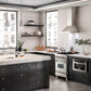 ZLINE 24 in. 2.8 cu. ft. Legacy Dual Fuel Range with 4 Burner Gas Cooktop and Electric Convection Oven in Stainless Steel, Open Box-Good Condition