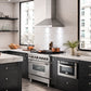 ZLINE 36 in. Kitchen Package with Stainless Steel Dual Fuel Range, Range Hood, Microwave Drawer and Tall Tub Dishwasher (4KP-RARH36-MWDWV)