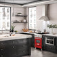 ZLINE 24 in. 2.8 cu. ft. Legacy Induction Range with 4 Element Cooktop and Electric Oven in Stainless Steel and Red Matte Door, Open Box-Good Condition