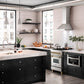 ZLINE Autograph Edition 24 in. 2.8 cu. ft. Legacy Dual Fuel Range with 4 Burner Gas Cooktop and Electric Convection Oven in Stainless Steel and Champagne Bronze Accents, Open Box-Great Condition