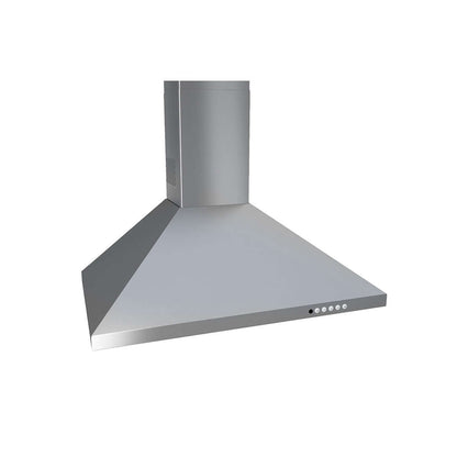 Faber Classica Plus Wall Mount Range Hood With Size Options In Stainless Steel 