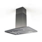 Faber Dama Isola Island Mount Range Hood With Sizing Options In Stainless Steel 