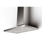Faber Dama Wall Mount Range Hood With Sizing Options In Stainless Steel 