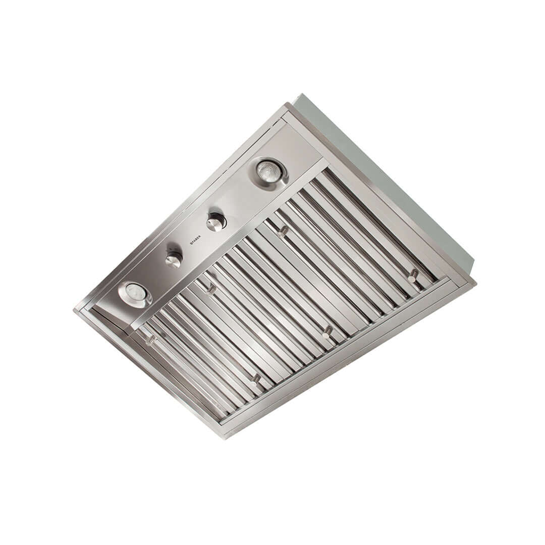 Faber Inca Pro Plus Range Hood Insert With Size Options In Stainless Steel on a white background
