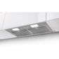 Faber Inca Smart Gray Range Hood Insert With Size Options In Stainless Steel 
