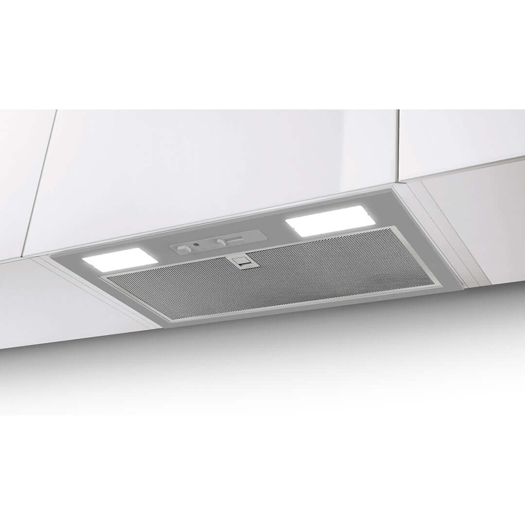 Faber Inca Smart Gray Range Hood Insert With Size Options In Stainless Steel 