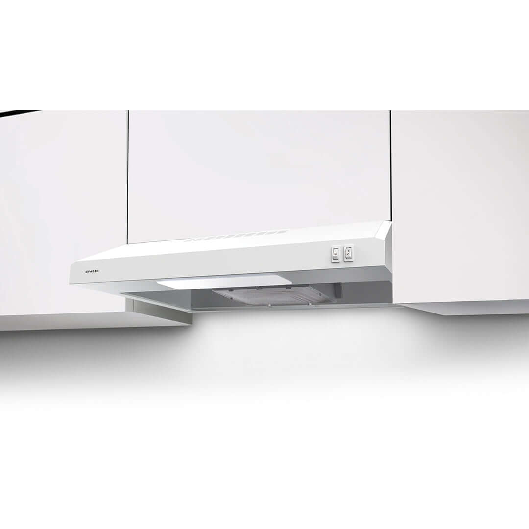 Faber Levante E Under Cabinet Range Hood With Size Options in Stainless Steel 
