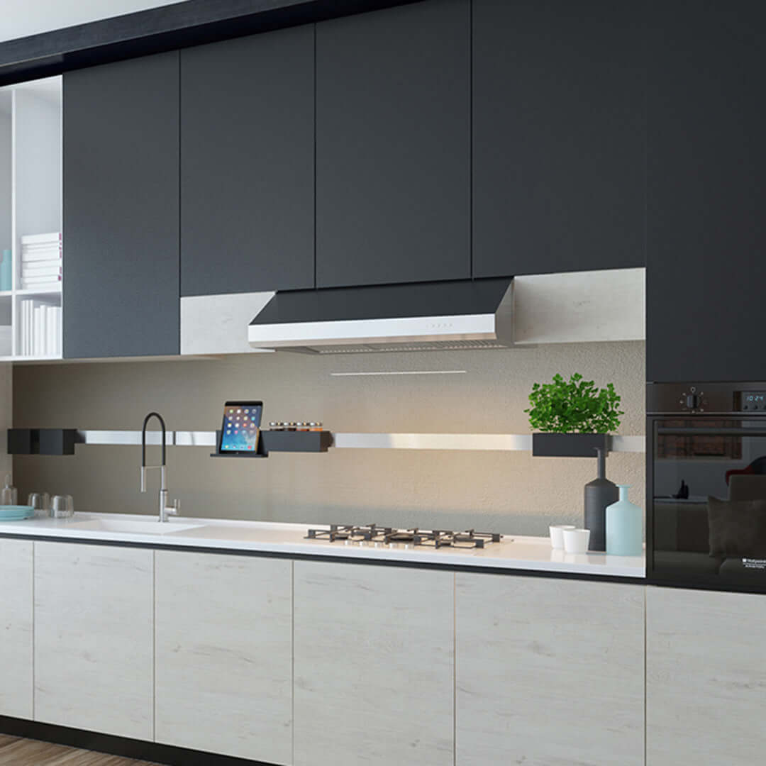 Faber Ostro Under Cabinet Range Hood With Size Options In Stainless Steel 