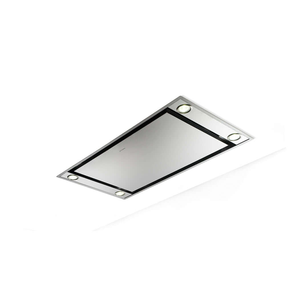 Faber Stratus Isola Stainless Steel Island Mount Range Hood With Size Options 