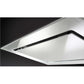 Faber Stratus Isola White Glass Ceiling Mount Island Range Hood With Size Options 
