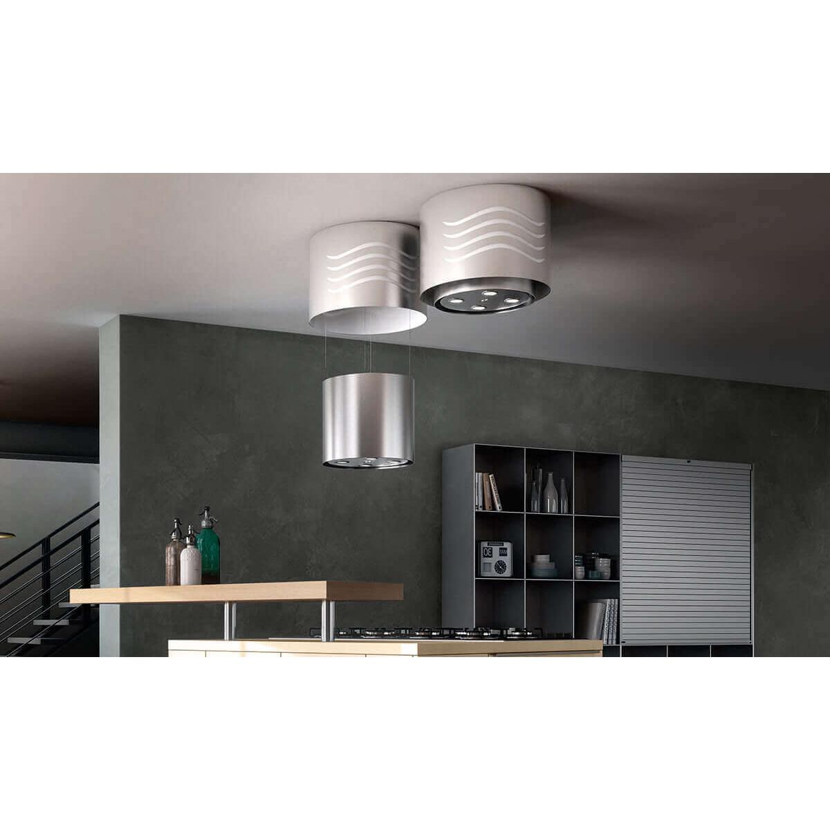 Faber Zoom 21" Oceana Glass Shade 