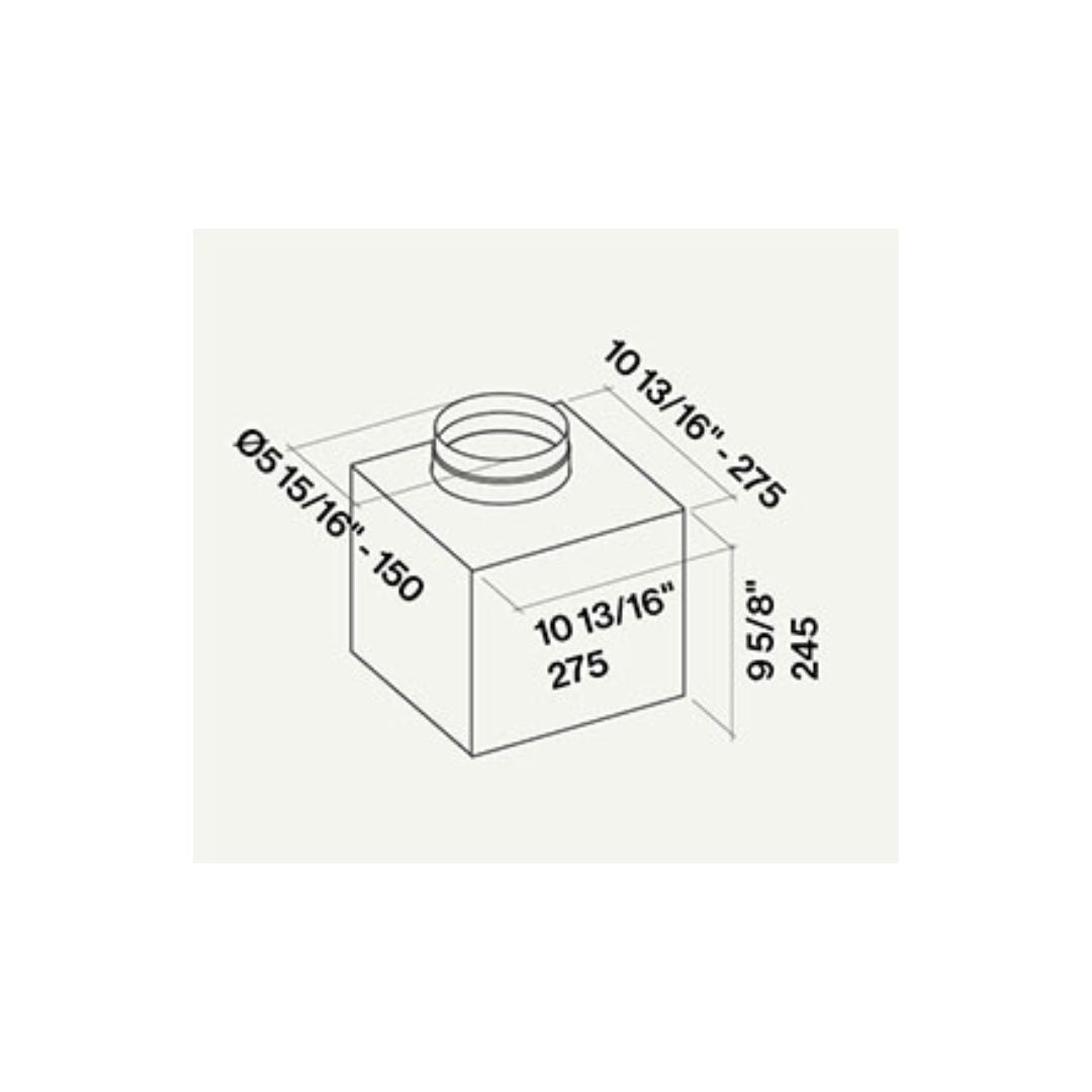 Falmec 600 CFM Internal and In-Line Range Hood Motor (KACL.798#21F)