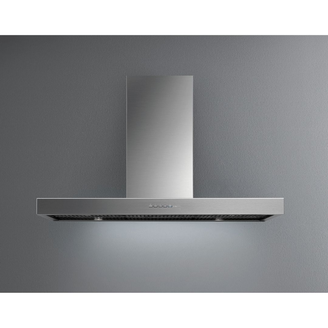 Falmec Mercurio 600 CFM Wall Mount Range Hood in Stainless Steel with Size Options (FPMEX)